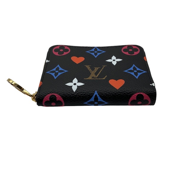 LOUIS VUITTON BLACK MULTI MONOGRAM GAME ON ZIPPY COIN PURSE - Picture 5 of 10